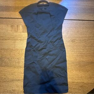 All Saints Black Sheath Mini Dress